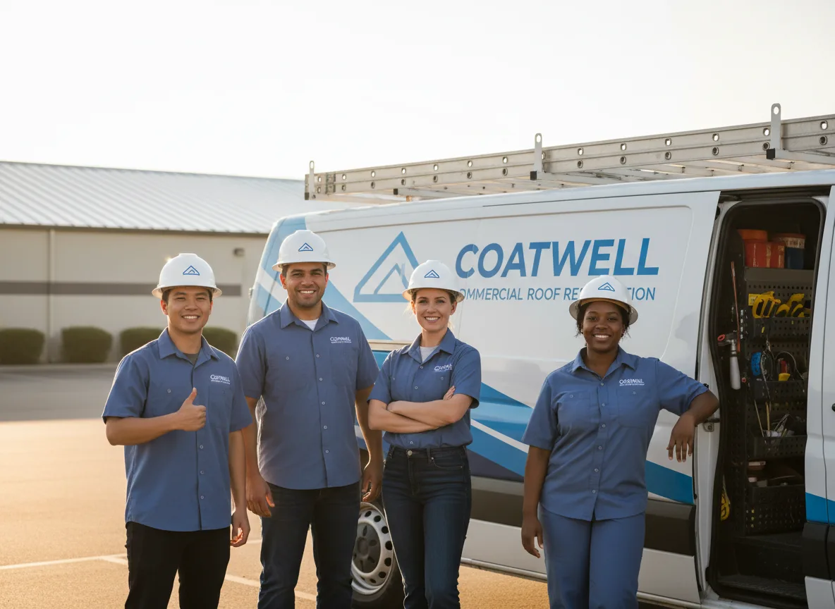 Commercial roof coating company in Delia, KS